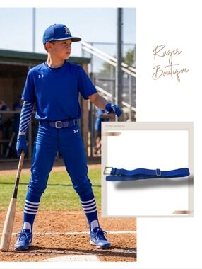 🌿Under Armour Men's Blue Adjustable Baseball Belt